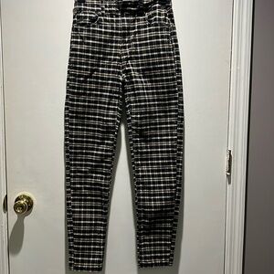 American Eagle plaid jeans